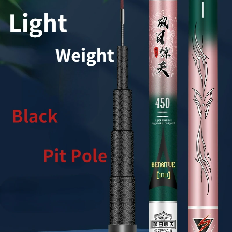 Caña De pescar superdura, luz De mano, Carbono, Canne, Vara De Pesca, Fibra De Carbono, accesorios De Pesca - imagen 2