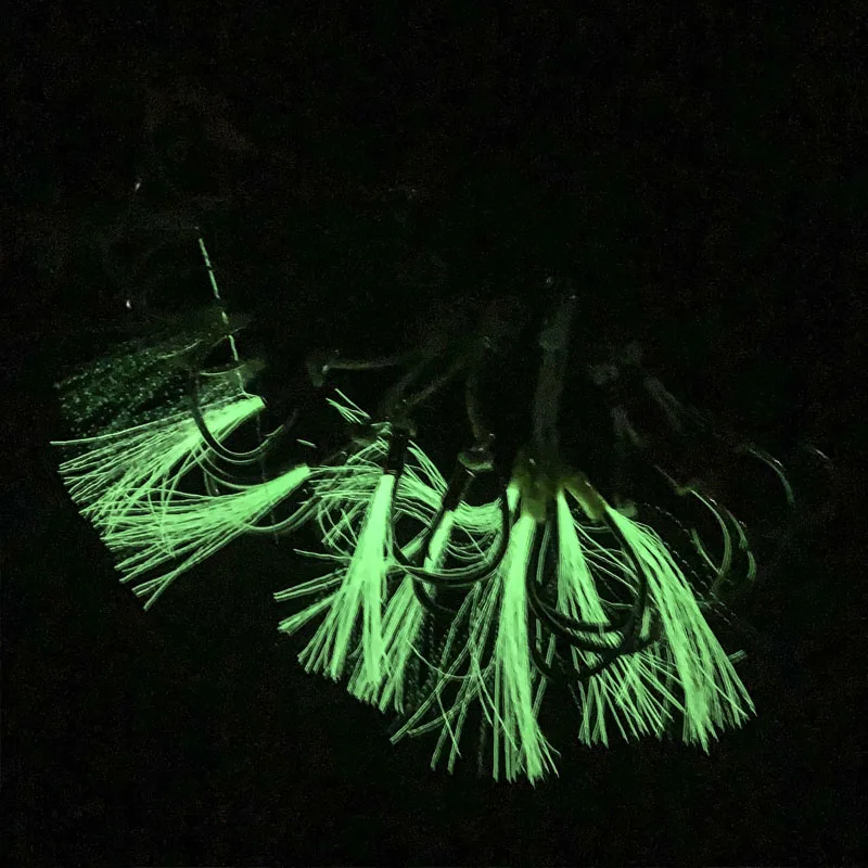 OBSESSION 2 unids/bolsa 1/0 2/0 3/0 ganchos dobles de asistencia anzuelos de pesca de hundimiento lento anzuelos de Jigging de acero rico en carbono anzuelo de Lucio de agua salada - imagen 4