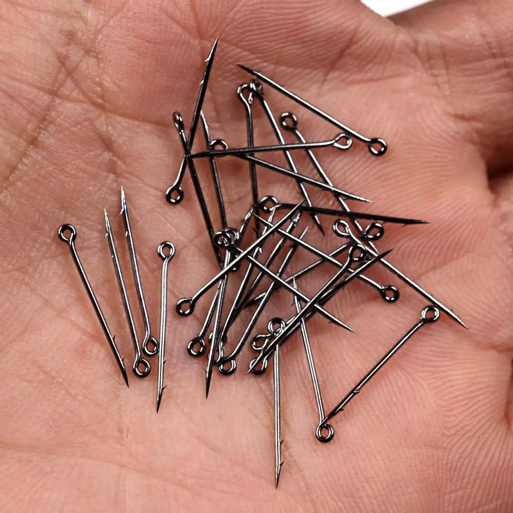 Wifreo 100/500/1000PC Bait Spike Carp Fishing Hook Bait Sting Boilie Pin Spike Ronnie Hair Rigs Carp Feeder Fishing Accessory - imagen 5