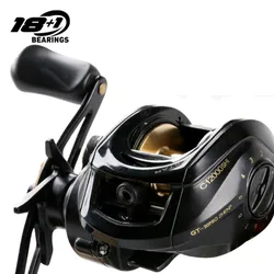 Carrete Baitcast 7:1 – Velocidad alta, drag 8kg