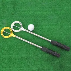 Recogedor de bolas de Golf telescópico de acero inoxidable Retriever retractado