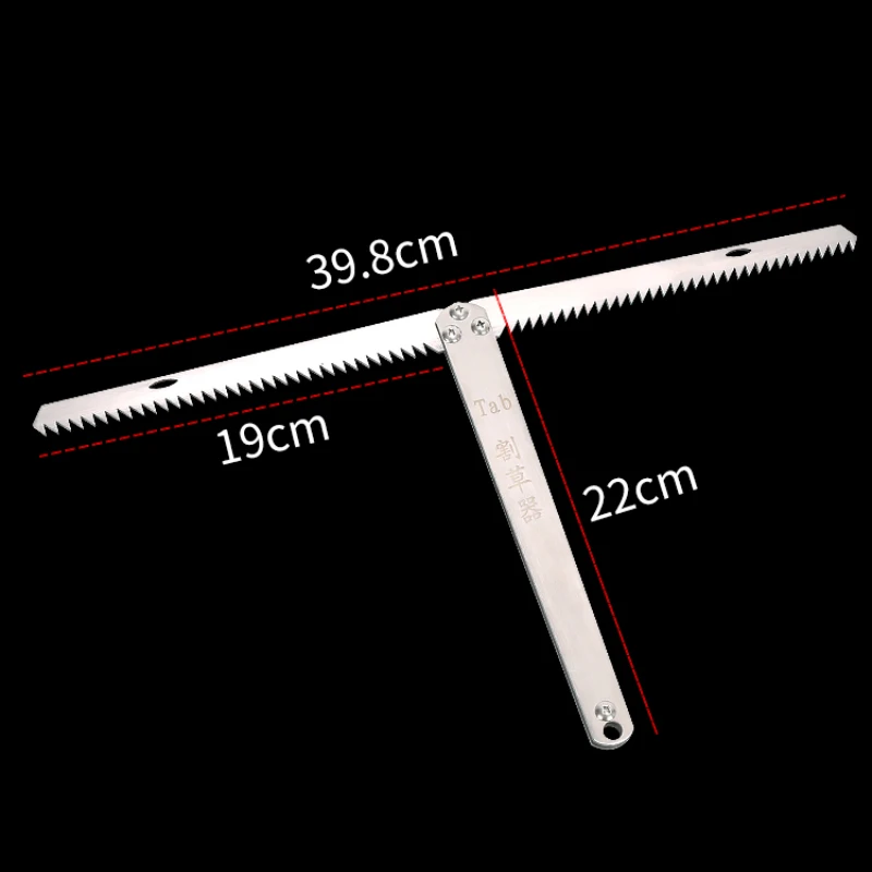 Extractor de malezas de hierro plegable, cuchillo de anclaje para deshierbe, plantas acuáticas afiladas, herramientas de deshierbe, aparejos de pesca - imagen 5