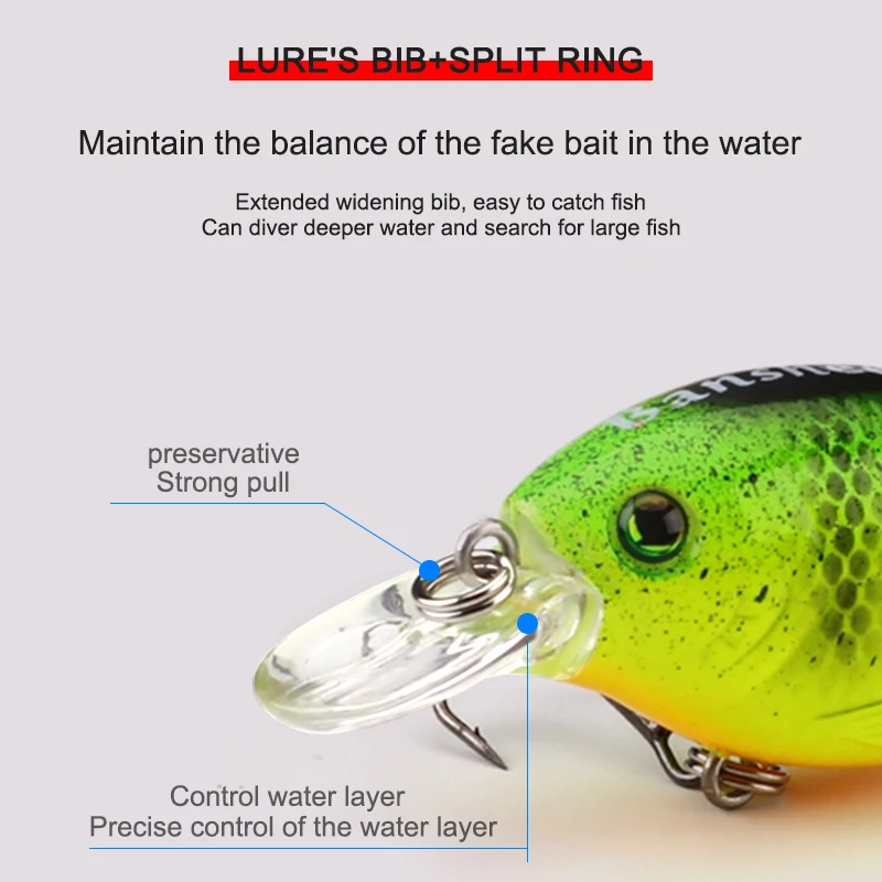Banshee 60mm 10g Thrill Thunder señuelo de pesca flotante VC01 sonajero Wobbler cebo duro Artificial Crankbaits de buceo poco profundos