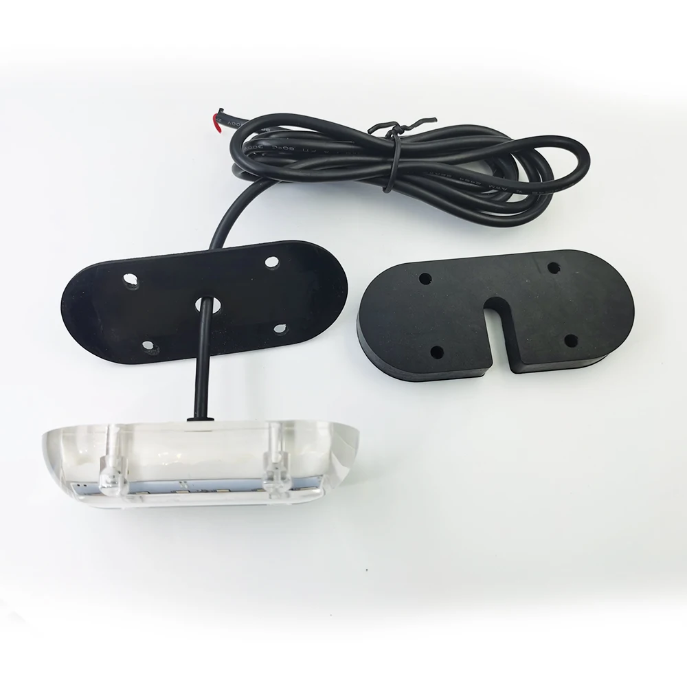 Accesorios para barco, lámpara subacuática marina, luz LED de navegación impermeable, yate, blanco y azul, cubierta de lámpara de PC transparente IP68, 12VDC - imagen 4