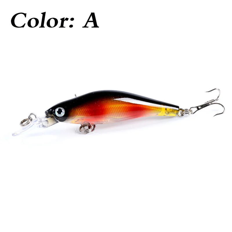 WDAIREN-SEÑUELOS DE PESCA DE pececillos, cebos de pesca de 83mm, 6,2g, ojos 3D, Crankbait, Wobblers, Swimbait, cebo duro de plástico Artificial, aparejos de pesca - imagen 4