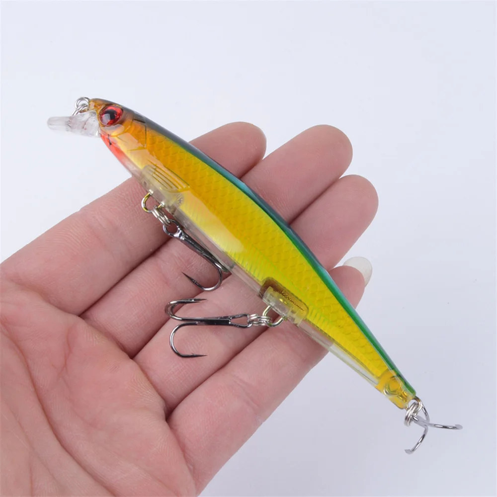 Señuelo de pesca de pececillos que se hunde con láser, 11cm/13,6g de largo, cebo duro Artificial, Jerkbait, Lucio, carpa, aparejos de pesca, 1 ud. - imagen 3