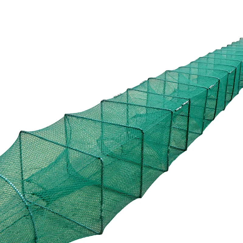 Red de pesca con forma de jaula para camarones, trampa plegable portátil para cangrejo, langosta, red de pesca fundida, red de pesca al aire libre necesario - imagen 4