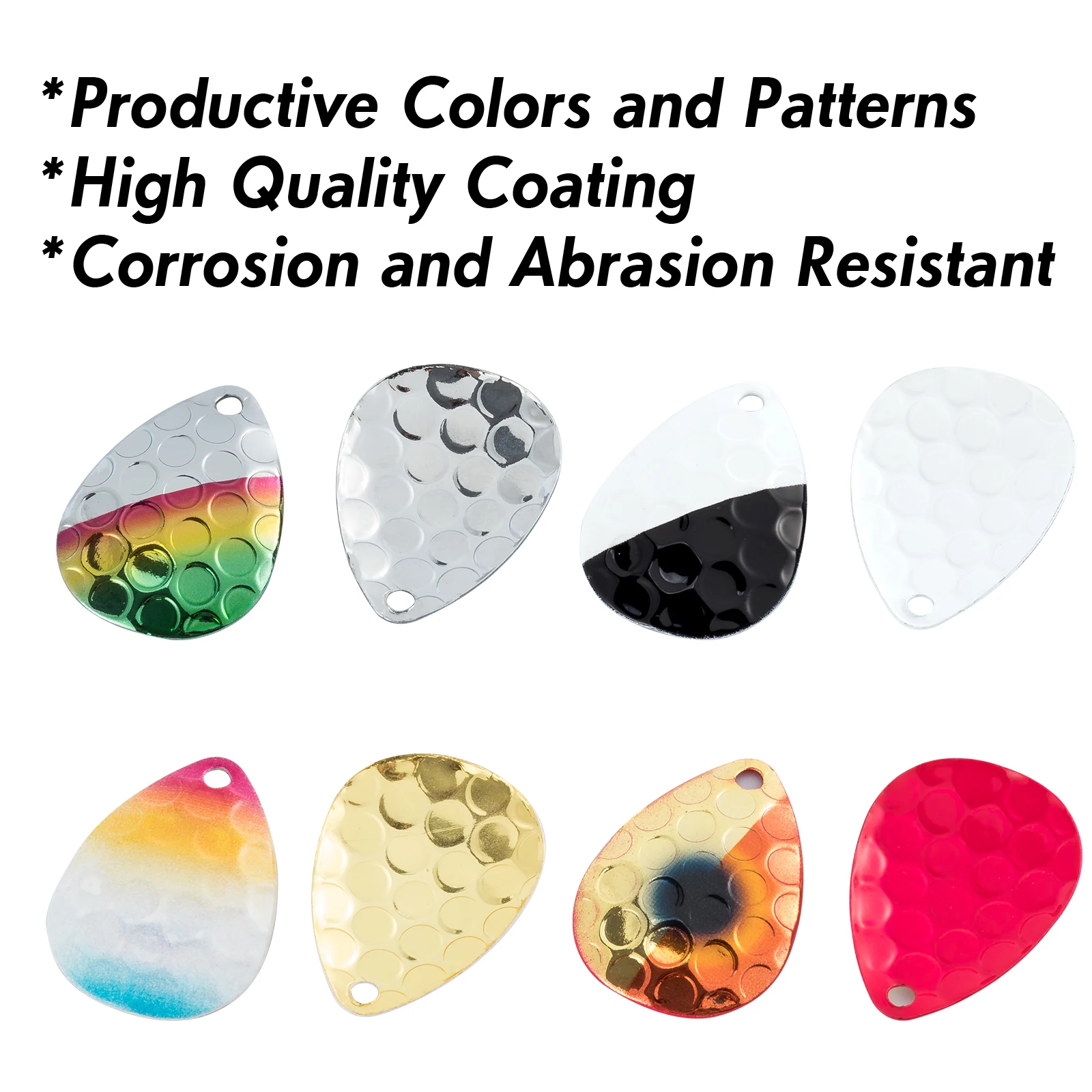 20 piezas-señuelo de pesca Colorado Blade para pesca en línea, Spinnerbaits, Walleye Rig, cola giratoria, lubina, trucha martillada, agua dulce - imagen 3