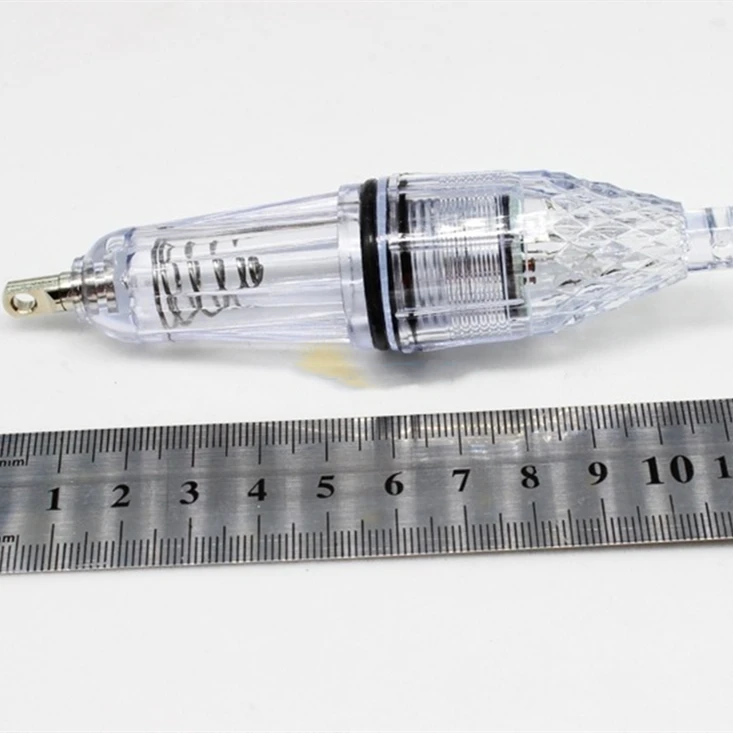 Luz LED de pesca subacuática, luz de pesca nocturna, ahorro de energía, 6 colores, 12cm, 1 unidad - imagen 3