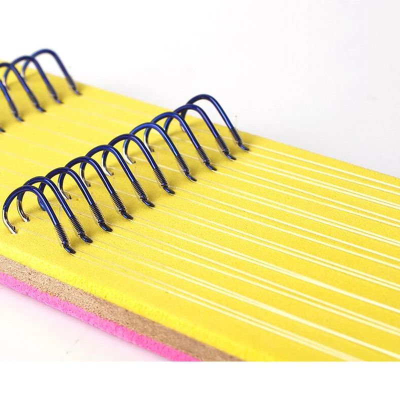 Anzuelo de acero para carpa con alto contenido de carbono, pesca en agua de mar de estilo japonés, línea de encuadernación Ansuo, anzuelo de pesca de 45CM, 10 par/bolsa - imagen 4