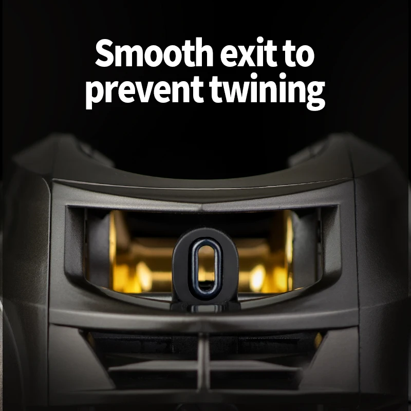 LINNHUE nuevo carrete de Pesca AK2000 carrete de Baitcasting 7,2: 1 alta velocidad 8KG arrastre máximo gris dorado carrete de agua salada Pesca para Pesca de lubina - imagen 3