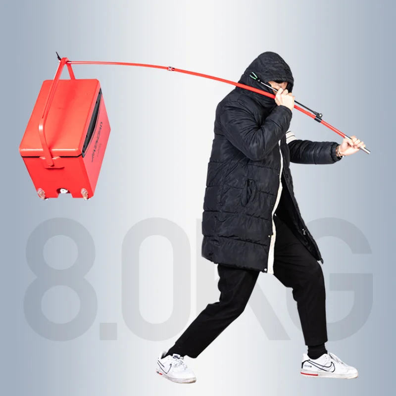 Soporte de carbono para caña de pescar, caja de pesca, plataforma, Marco, soporte multifuncional para silla de pesca - imagen 3