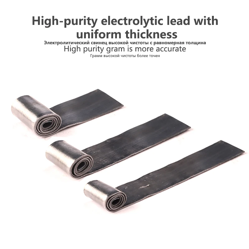 Plomos de pesca de plomo suave de alta calidad, plomo de carga Cutable, sin aceite, accesorios para herramientas de pesca en Lago y río, 1 unidad - imagen 3