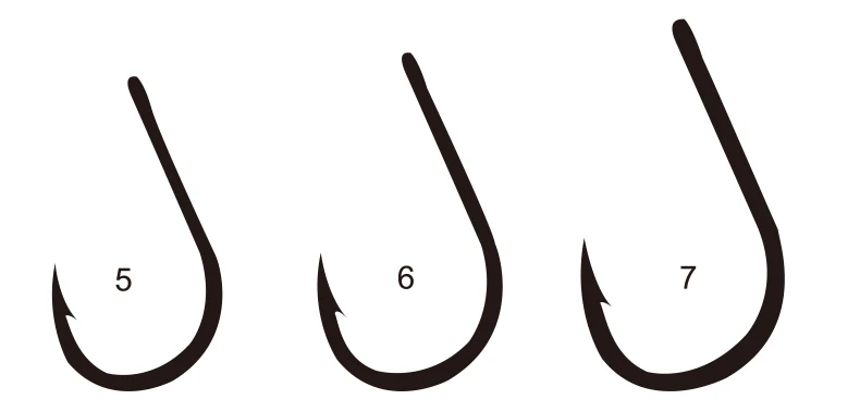 Mustad-anzuelo de Pesca afilado de acero al carbono para carpa, accesorio de Pesca con púas, caña de señuelo, 10104 # - imagen 2