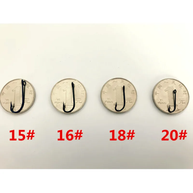 Anzuelo de Pesca azul con mango largo, anzuelos circulares con ojos, perca con púas, aparejos de Pesca de agua salada, accesorios de Pesca al por mayor - imagen 5