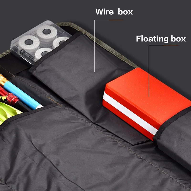 Bolsa de caña de pescar de 150cm, estuche portátil de una sola capa, accesorios de almacenamiento de aparejos de pesca, bolsa de paraguas de pesca plegable enrollable - imagen 5