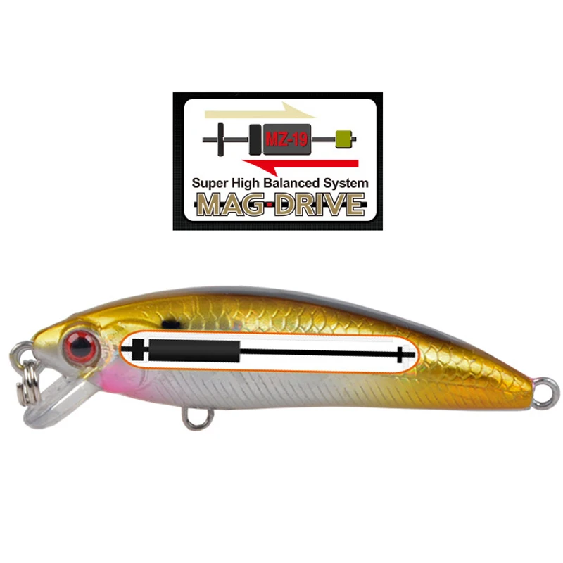 Señuelo artificial para pesca deportiva en río, cebo duro en variedad de modelos, de 5g y 50 mm, tipo Crankbait, Minnow y Wobbler por 1 unidad