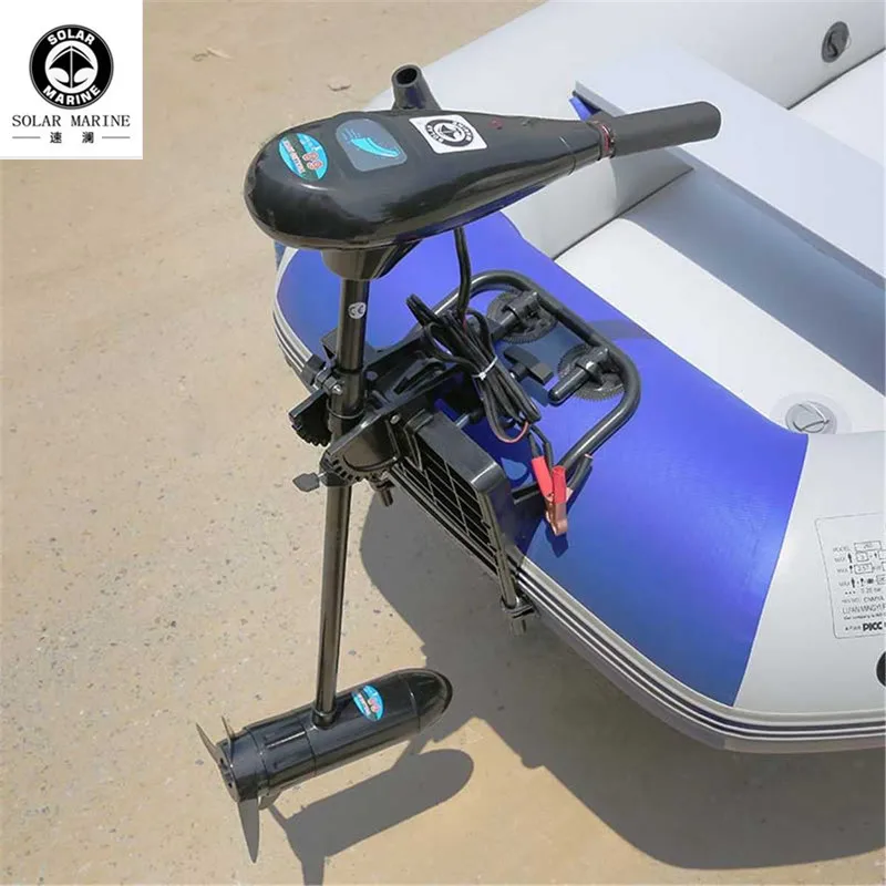 Motor de arrastre eléctrico marino solar, motor fueraborda para barco de asalto inflable, bote de canoa de kayak de pesca, 60 libras, 12 V - imagen 5