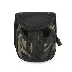 Bolsa para tirachinas con almacenamiento de bolas de acero y camuflaje