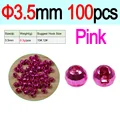 100pcs 3.5mm Pink