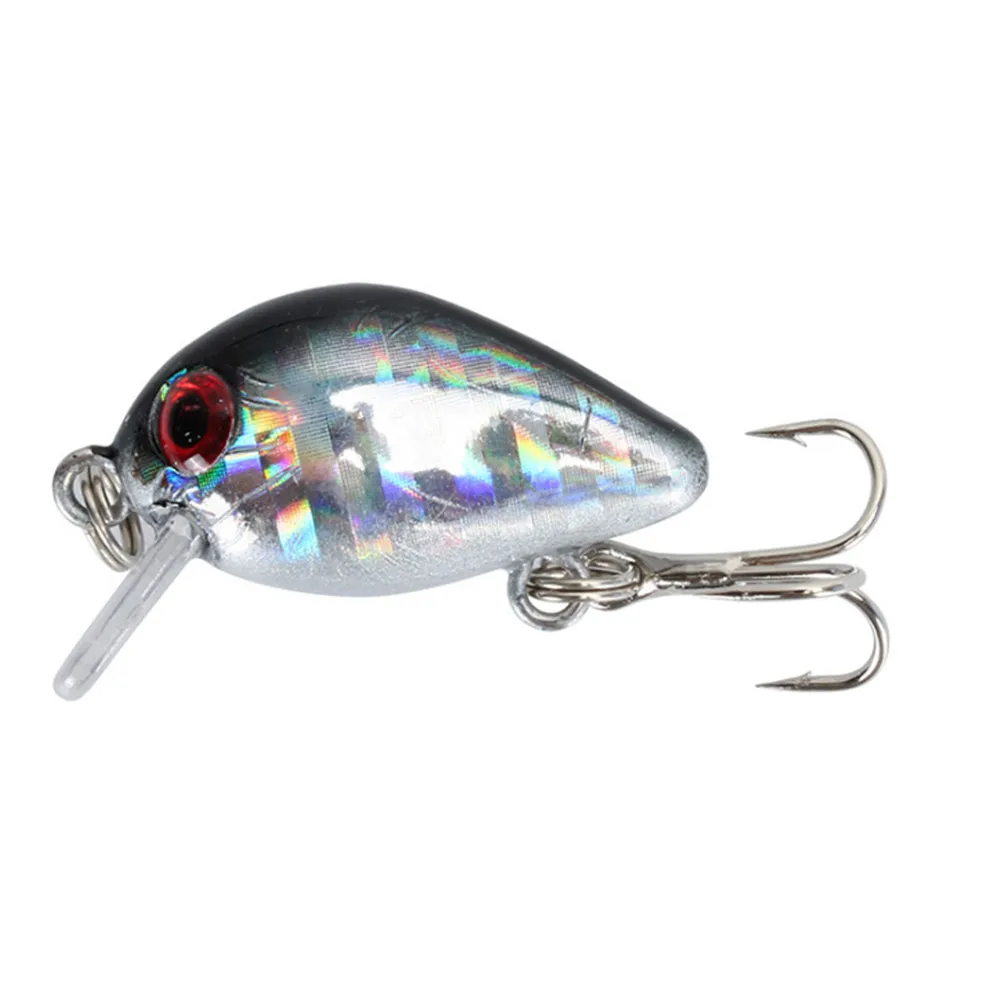 FISHINAPOT-señuelo de Pesca Artificial, 1 unidad, 3cm, 1,7g, Wobbler de colores, Japón, cebos duros, buceo, Mini Pesca, Crankbait