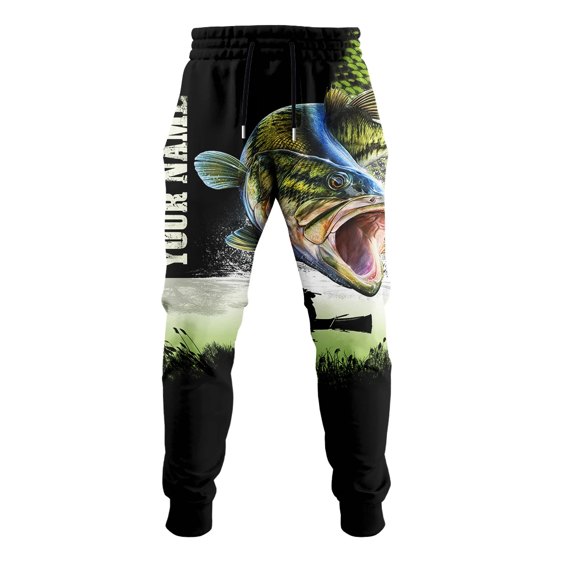 Hermosos pantalones de hombre con estampado 3D personalizado de Pike/Bass/Carp/Trout, pantalones de moda de otoño, pantalones para correr informales de otoño, CK-05 - imagen 5