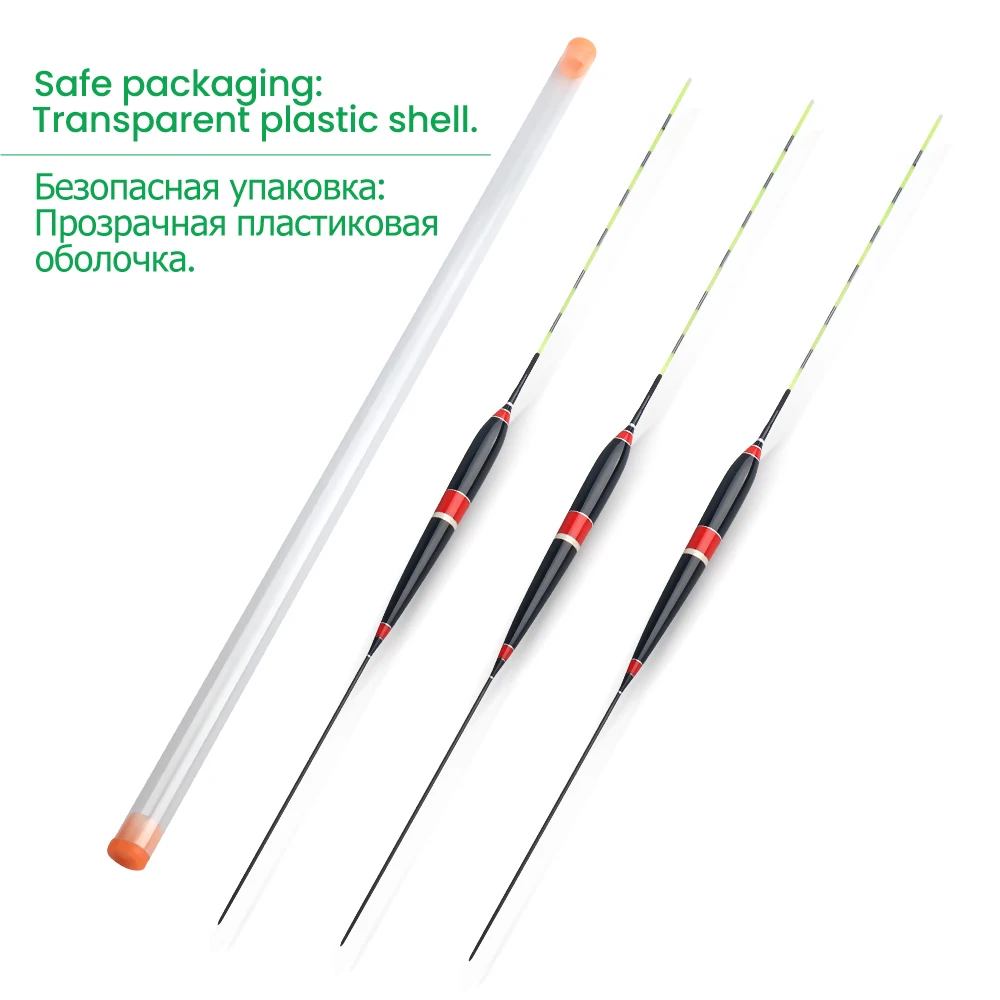 TIANNSII-Juego de flotador electrónico de pesca Led inteligente luminoso + batería no recargable, mordedura de pescado, recordatorio automático, cambio de Color - imagen 5