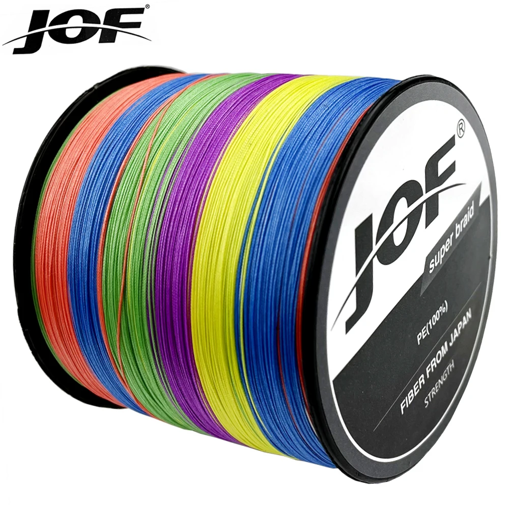 JOF 300M 12 hebras 9 hebras súper fuerte hilo de pescar de PE trenzado hilo multifilamento teje 20LBS-120LBS - imagen 3