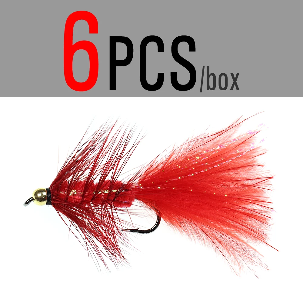 6pcs Red