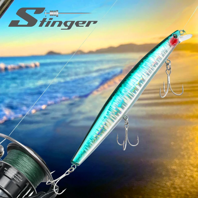 Minnow STINGER TSURINOYA - 173mm 37.5g Flotante - imagen 4