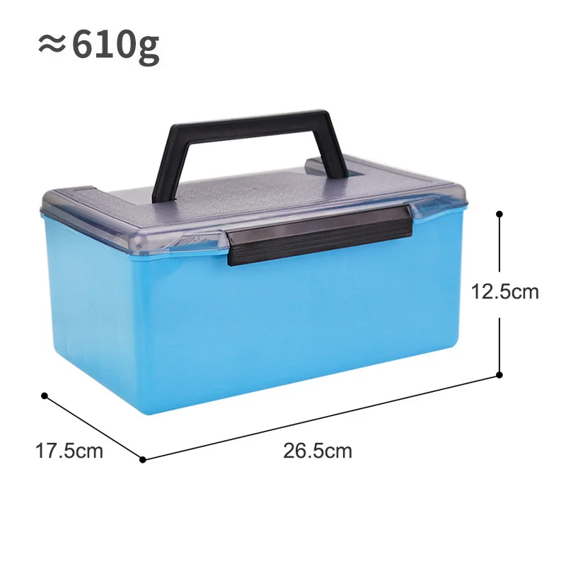 Mosodo-cajas de aparejos de pesca giratorios, caja de almacenamiento de 52 compartimentos, herramientas de pesca, accesorios Organizadores de ABS - imagen 2