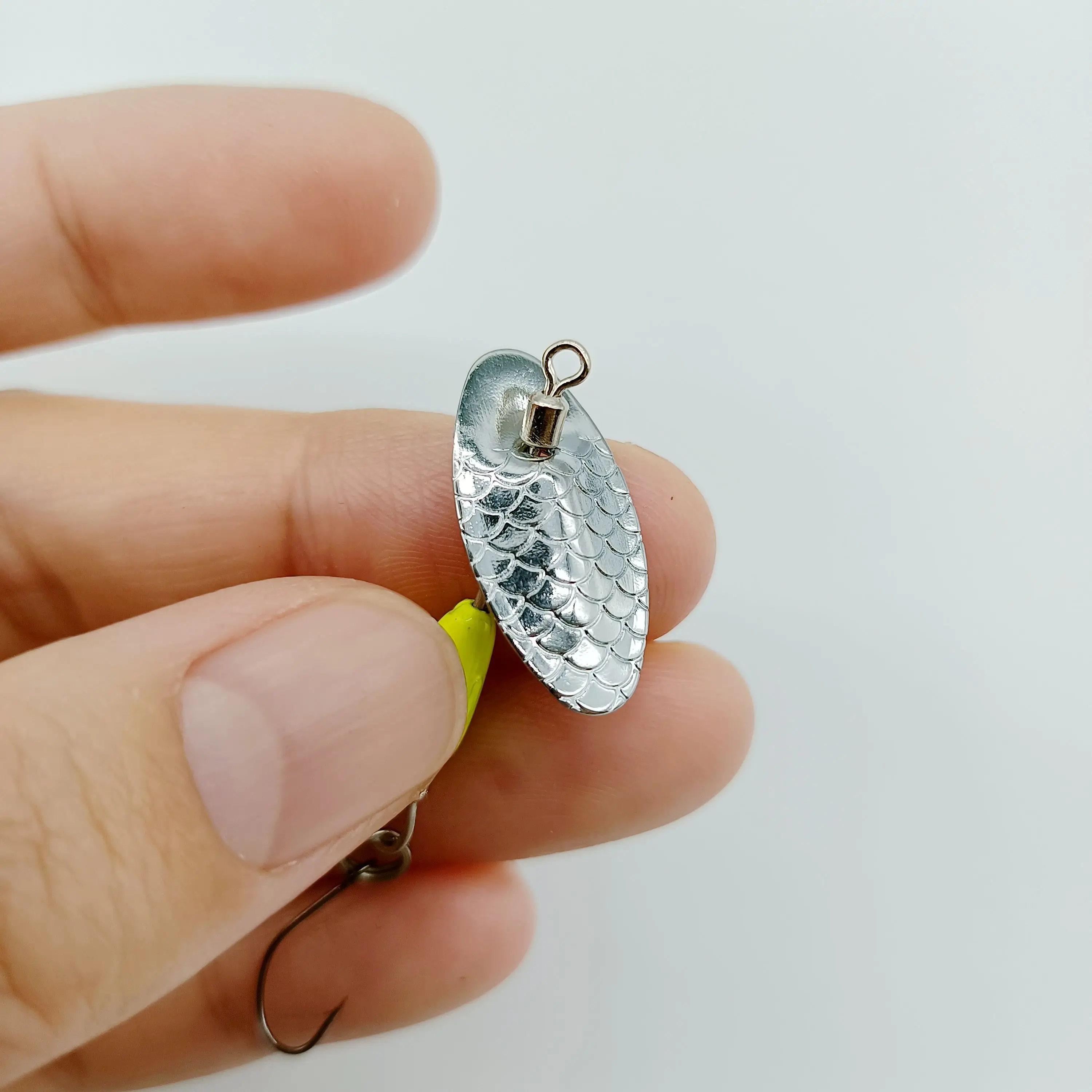 DUODUOYU, 1 Uds., señuelos giratorios de Metal, cebos de 2,5g/4,5g, cebo duro para trucha, cebo giratorio, cebo artístico para lubina, señuelo de pesca - imagen 4