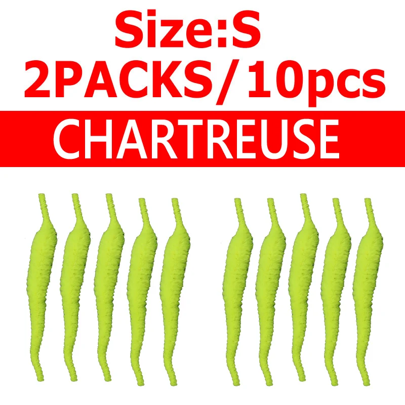 10pcs Chartreuse