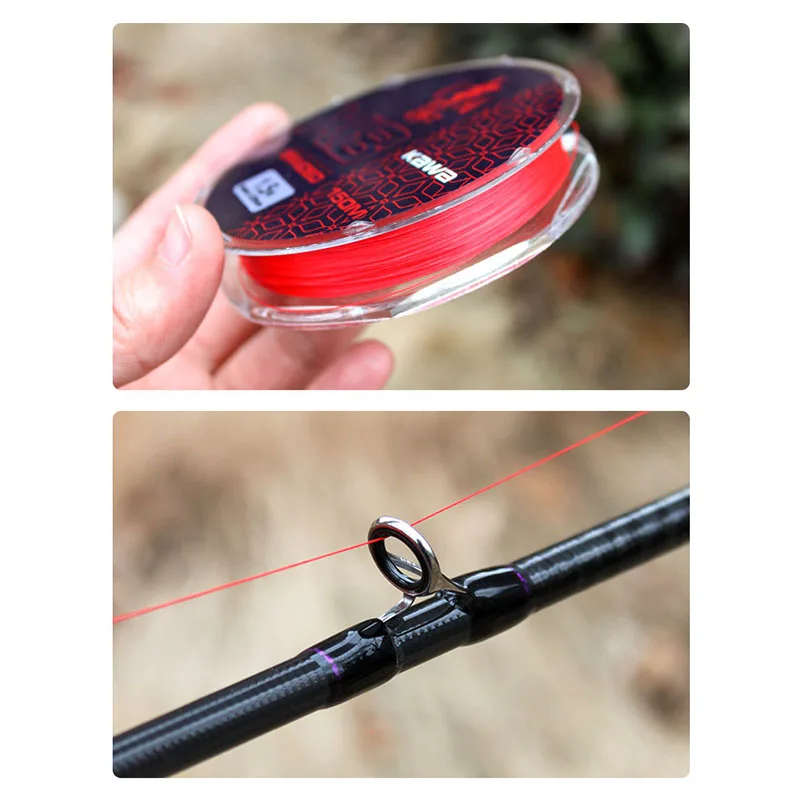 RUKE nueva línea de pesca línea de alambre trenzado 150M, alta fuerte PE 8 Color trenzado solidez línea de pesca resistente al desgaste envío gratis - imagen 5