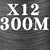 X12 Dark Gray 300M