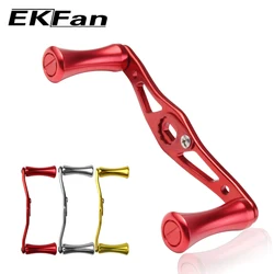 EKFan-mango de aleación de aluminio con forma de gota de agua, mango de 99mm para carrete de pesca, fundición de cebo, tamaño de agujero de 8x5MM
