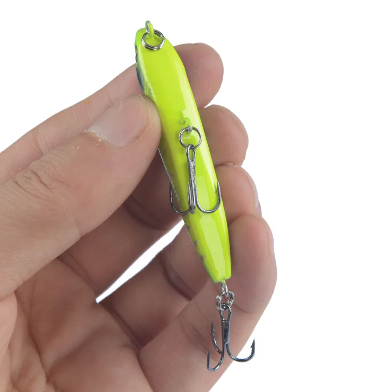 Señuelos de Pesca de lápiz flotante con garra, 55mm, 3,5g, Stickbait, superficie de agua superior, Walk The Dog, cebos duros Wobblers para lubina y Lucio