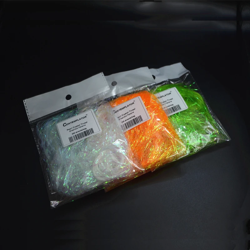 Fibras Prisma Oropel para Ninfas – Set de Montaje Moscas - imagen 4