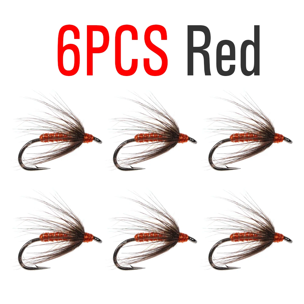 6pcs  Red