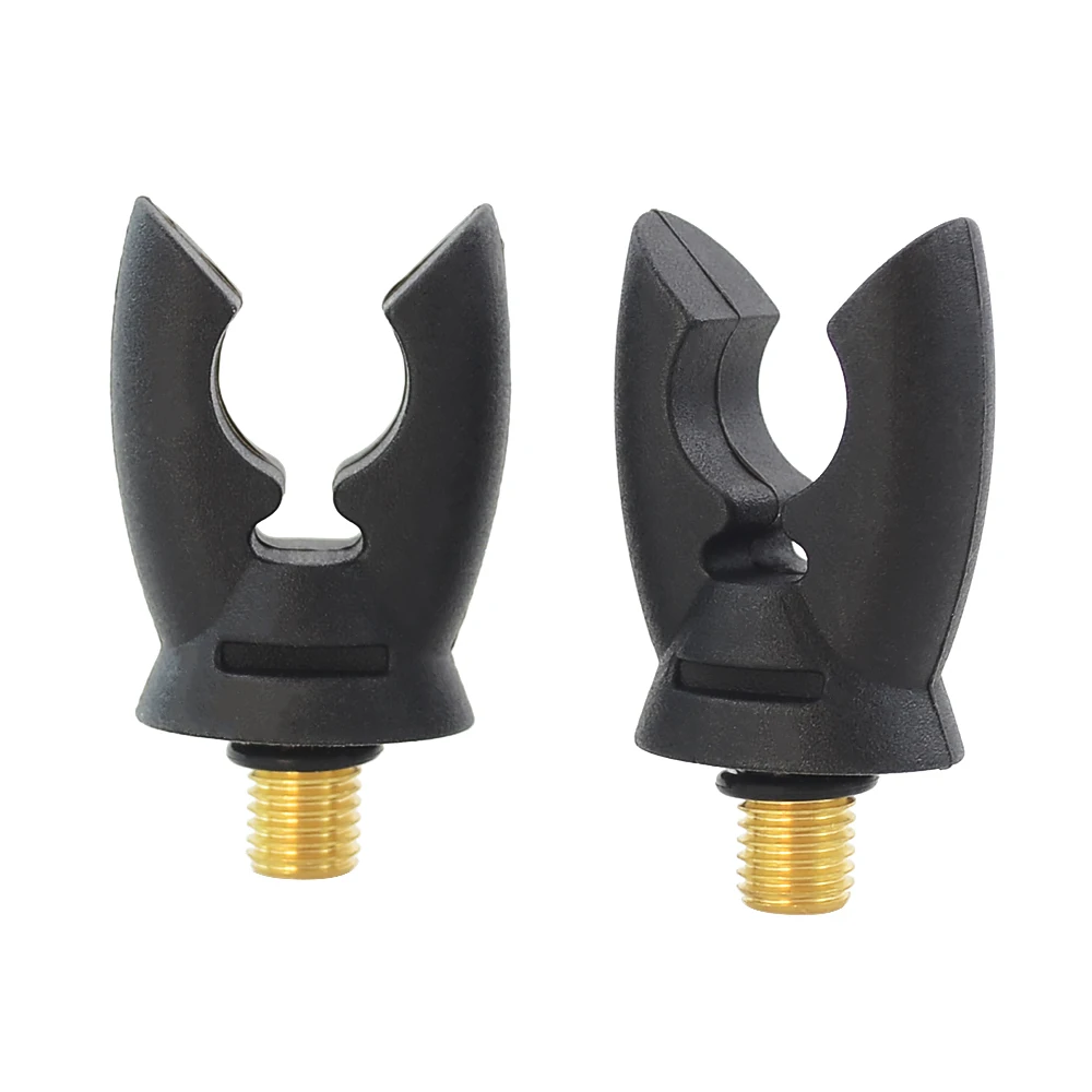 Hirisi-caña de pescar de carpa, cabezal de descanso, pinza de goma para alarma de pesca y barra de zumbido, accesorios de pesca AC170, 3 uds. - imagen 4