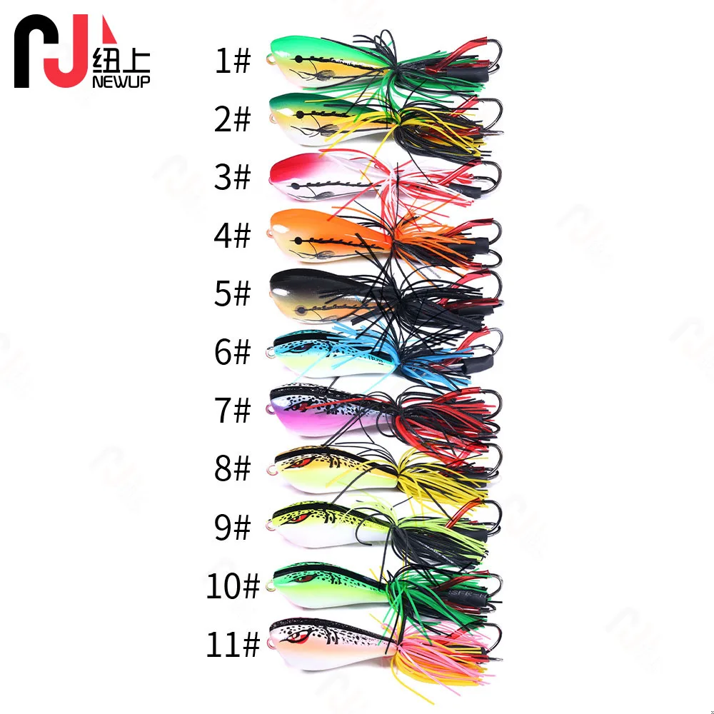 Duckweed-cebo de rana de cabeza de serpiente para pesca, señuelo de rana de borla para lubina, 9cm, artículos de pesca, aparejos de pesca - imagen 4