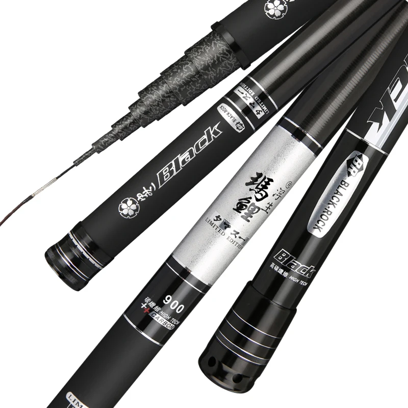 Longitud completa 8m 9m 10m 11m 12m 13m 14m 15m 16m caña de pescar de carbono caña de pescar telescópica súper ligera punta de repuesto A346 - imagen 2