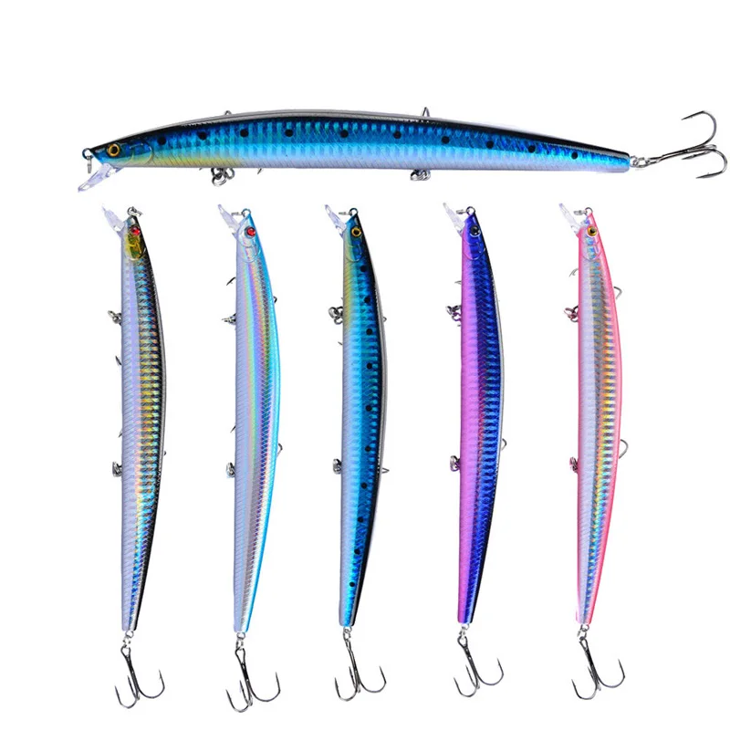 DHYJSFDC-SEÑUELOS DE PESCA DE 18cm y 25g, señuelo de lápiz flotante y hundido, cebos duros de buena acción, Wobblers, aparejos de pesca