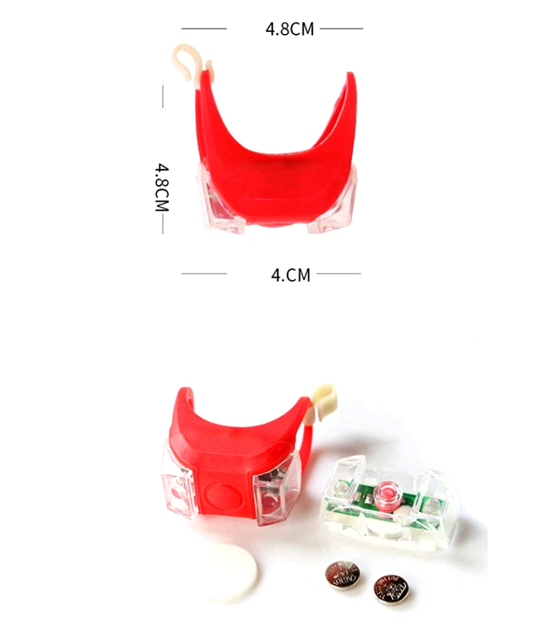 Esta luz LED roja compacta y elegante es perfecta para mejorar la visibilidad y agregar un toque de diseño moderno a cualquier espacio