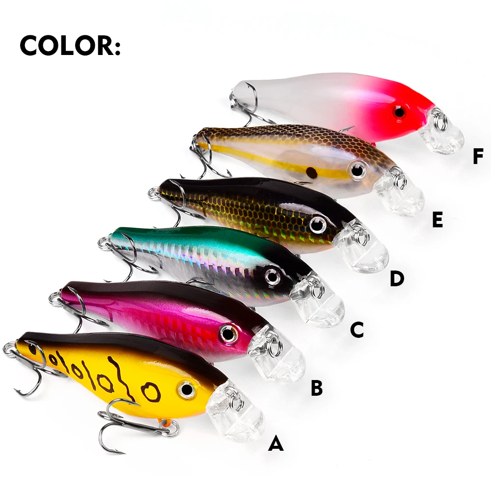 PROBEROS-señuelo de pesca flotante, cebo duro Artificial, Wobblers, Topwater, Minnow, aparejos de pesca, Crankbait, 8cm-11,5g, 1 unidad - imagen 4