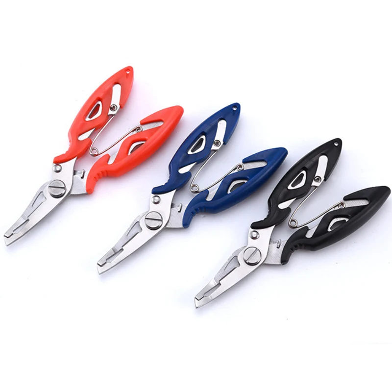 Alicates de herramientas de aparejos, pinzas de uso de pescado, tijeras multifunción, alicates de pesca, tijera de línea trenzada, tijeras de señuelo, removedor de gancho, cuerda de seguridad - imagen 4