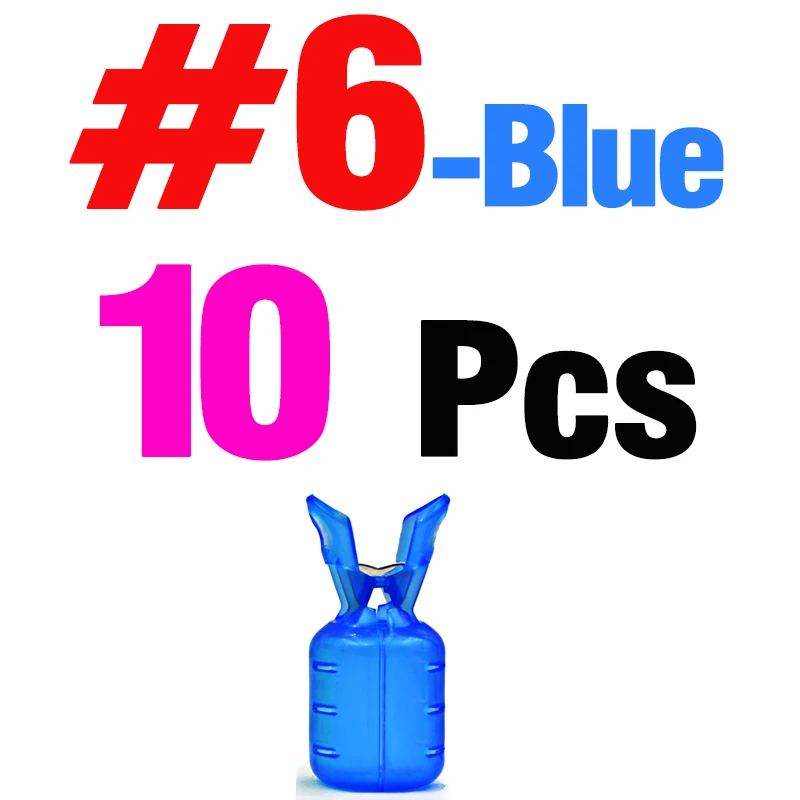 No6 Blue 10Pcs