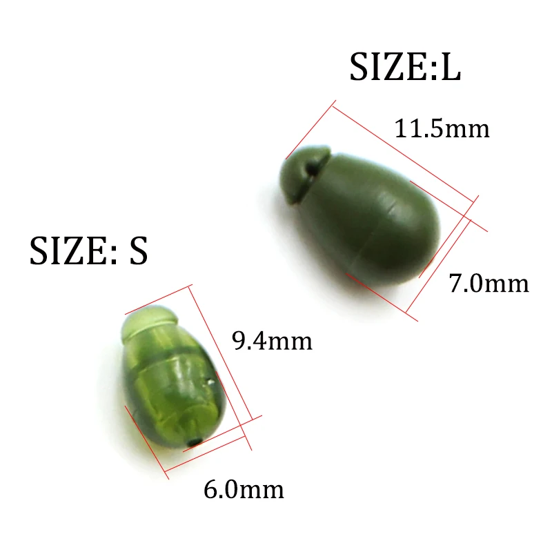 20 piezas cuentas de cambio rápido, aparejos de pesca de carpa, eslabones de gancho, alimentadores de método, accesorios de pesca de carpa, aparejos - imagen 3