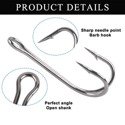 Anzuelo doble Jig para rana – Vástago largo lubina