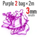 3mm 2bag  Purple